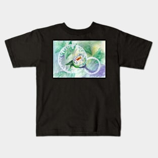 Abstract peony Kids T-Shirt